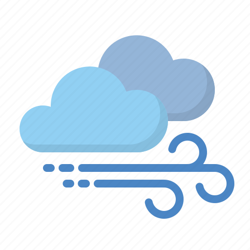 Clouds, cloudy, forecast, weather, wind icon - Download on Iconfinder