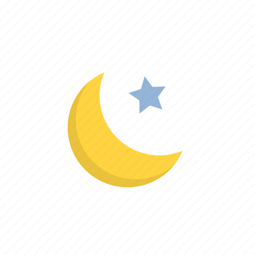 Forecast, moon, night, star, weather icon - Download on Iconfinder