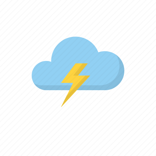 Cloud, forecast, lightning, storm, weather icon - Download on Iconfinder