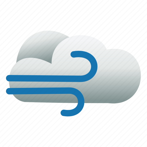 Cloud, cloudy, gust, weather, wind icon - Download on Iconfinder
