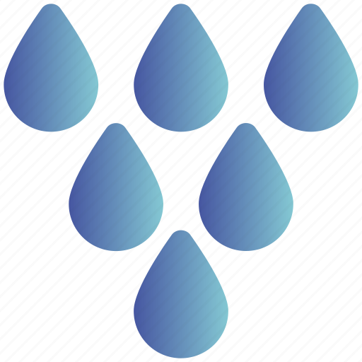 Drops, rain, rainy, shower, water, weather icon - Download on Iconfinder
