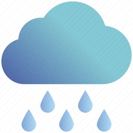 Cloud, cloudy, rain, rainy, water, weather icon - Download on Iconfinder