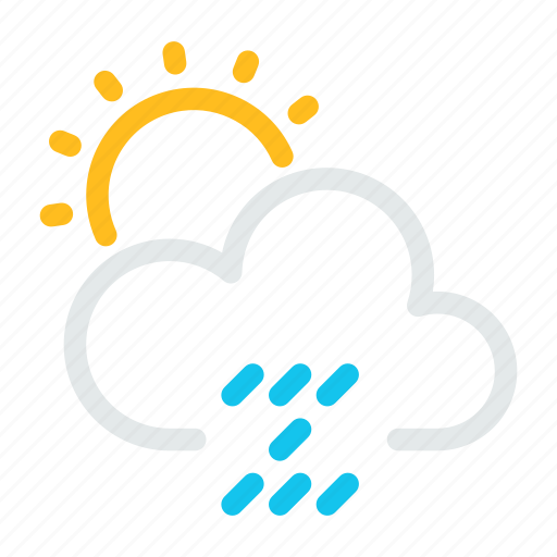 Forecast, rain, sun, weather icon - Download on Iconfinder