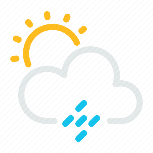 Cloud, rain, sun, sunny, weather icon - Download on Iconfinder