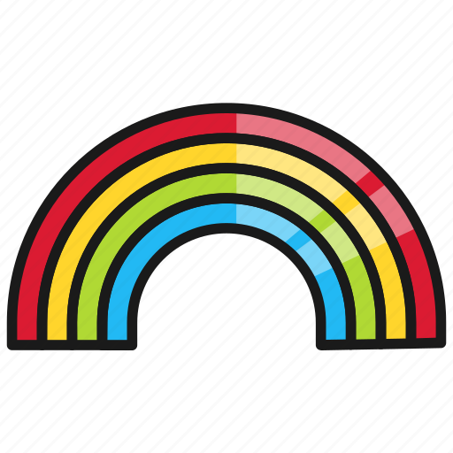 Childhood, colorful, rainbow, weather icon - Download on Iconfinder