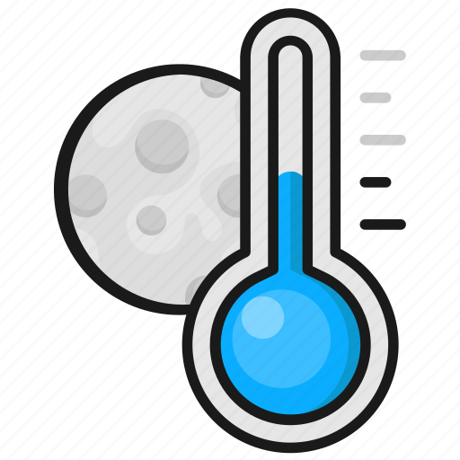 Cold, night, night temperature, temperature, thermometer, weather icon - Download on Iconfinder