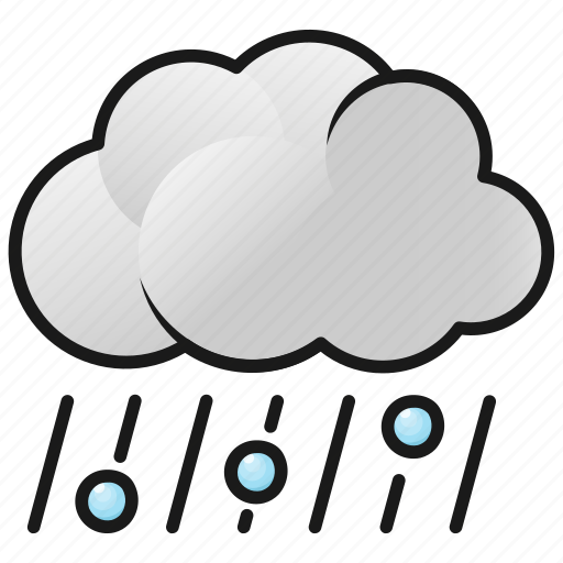 Clouds, hail, rain, weather icon - Download on Iconfinder