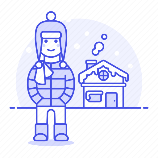 Cold, hat, house, male, meteorology, outdoors, region icon - Download on Iconfinder