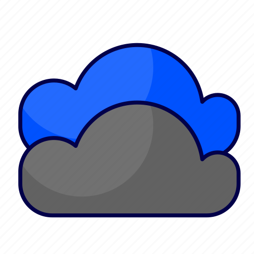 Cloud, cloudy, night, sunny, weather icon - Download on Iconfinder