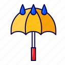 drop, protection, rain, security, umbrella, water