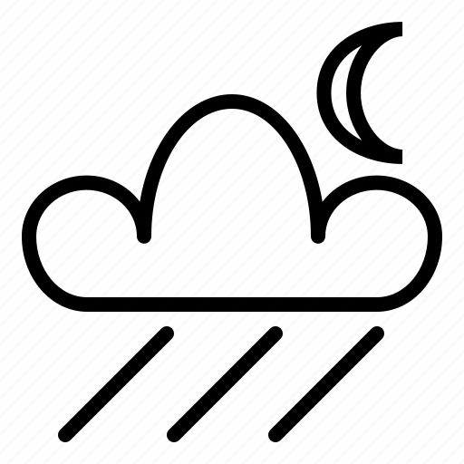 Nature, overnight, rain, season, sky, weather, world icon - Download on Iconfinder