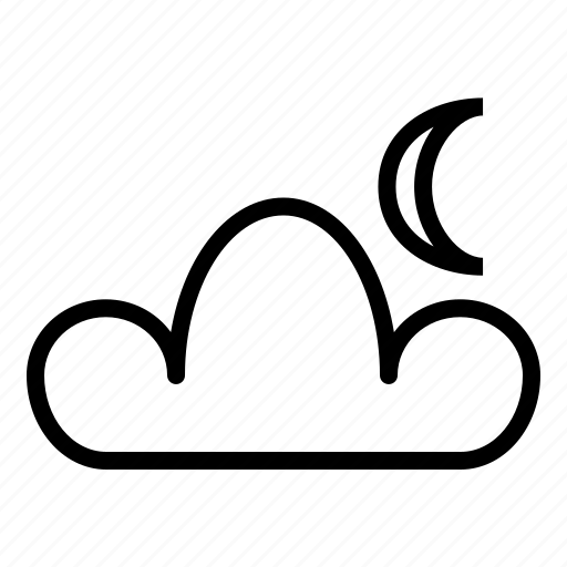 Cloudy, nature, overnight, season, sky, weather, world icon - Download on Iconfinder