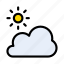 climate, cloud, forecast, meteorology, sun 