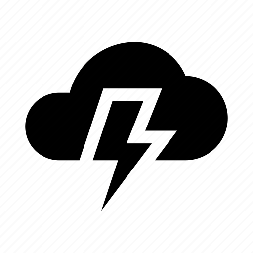 Cloud, forecast, lightning, storm, thunderstorm, weather icon - Download on Iconfinder