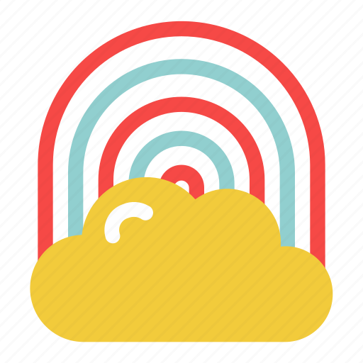 Cloud, rainbow, sky, thunderstorm, weather icon - Download on Iconfinder