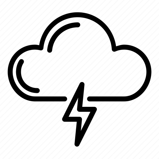 Thunderstorm, weather, multimedia, climate, season, rainy, forecast icon - Download on Iconfinder
