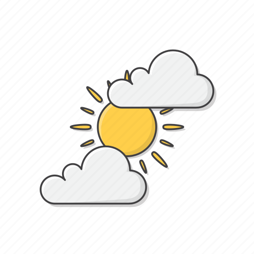 Sun, clouds, weather, cloudy icon - Download on Iconfinder