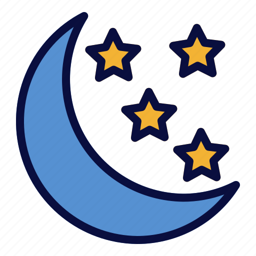 Weather, climate, starry, night icon - Download on Iconfinder
