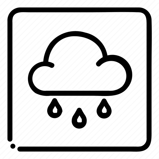 Raindrop, cloud, rain, weather, raindrops icon - Download on Iconfinder