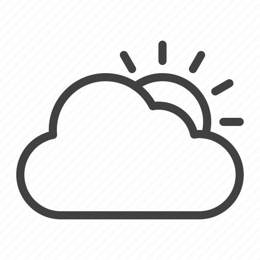 Cloud, sun, day, weather icon - Download on Iconfinder