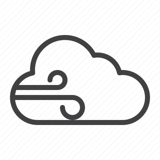 Cloud, wind, blow, weather icon - Download on Iconfinder