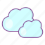 cloudy, weather, data, storage 