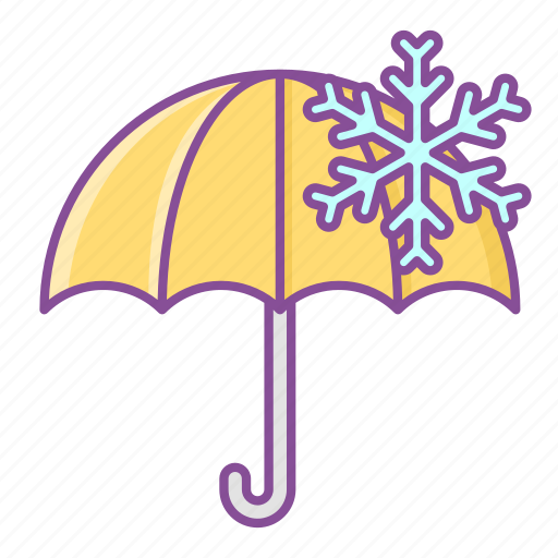 Umbrella, cold, snow, winter icon - Download on Iconfinder