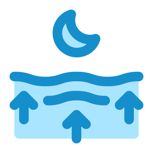 Weather, beach, ocean, sea, high, tide icon - Free download