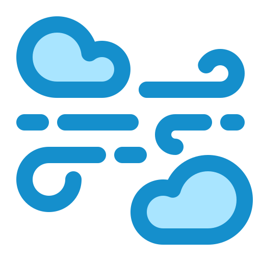 Weather, wind, air, clouds, sky icon - Free download