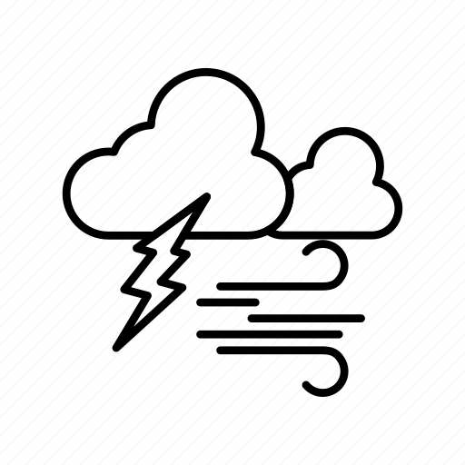 Cloud, forecast, lightning, thunder, thunderstorm icon - Download on Iconfinder