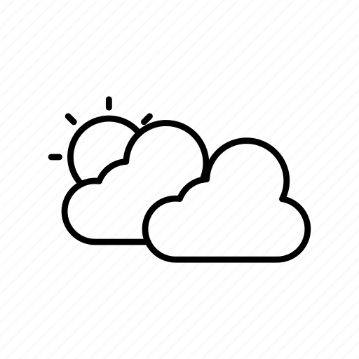 Cloudy, weather, sun, cloud icon - Download on Iconfinder