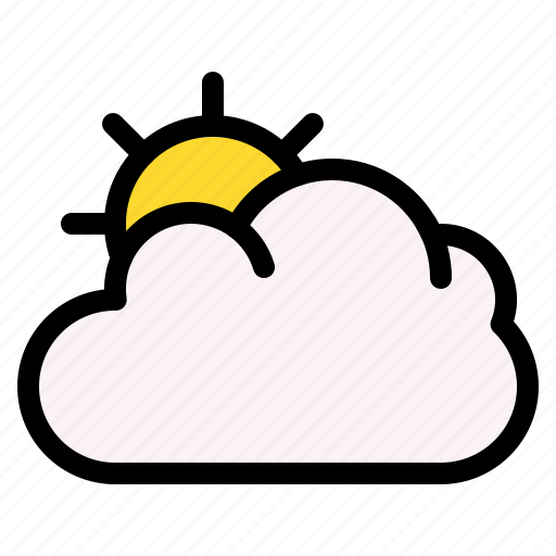 Cloud, cloudy, sun, weather, summer icon - Download on Iconfinder