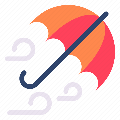 Umbrella, windy, blowing, weather, tool icon - Download on Iconfinder