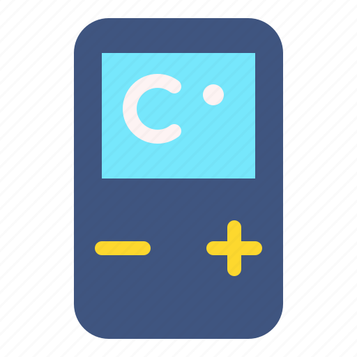 Celsius, temperature, reader, electronic, device, weather icon - Download on Iconfinder