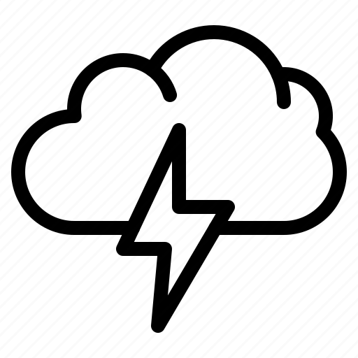 Cloud, danger, lightning, nature, rain icon - Download on Iconfinder