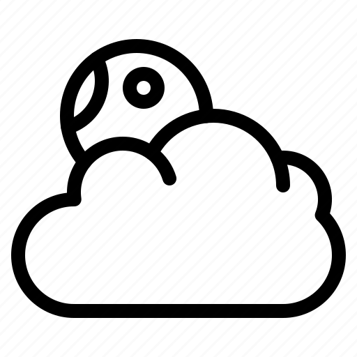 Cloud, moon, night, sky, cloudy icon - Download on Iconfinder