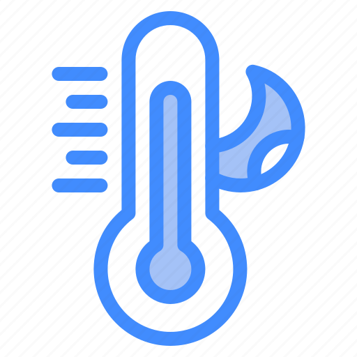 Night, temperature, thermometer, forecast, weather icon - Download on Iconfinder