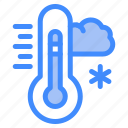cold, temperature, thermometer, cloud, weather