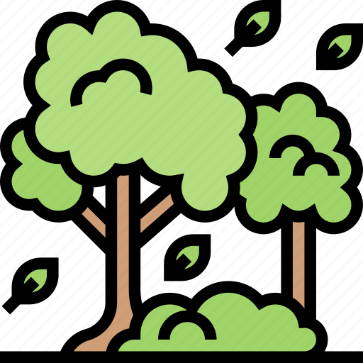 Autumn, trees, forest, habitat, nature icon - Download on Iconfinder
