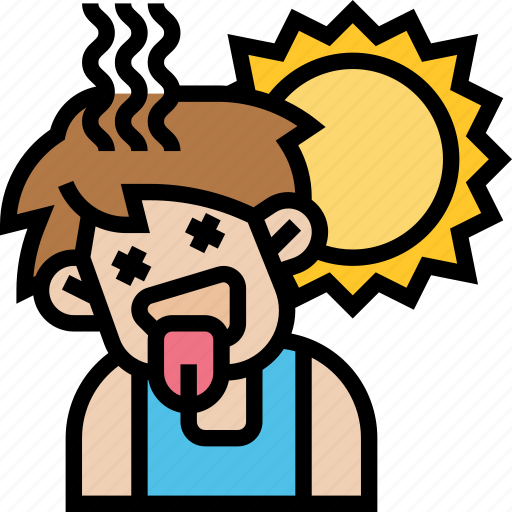 Hot, summer, heat, stroke, sweaty icon - Download on Iconfinder
