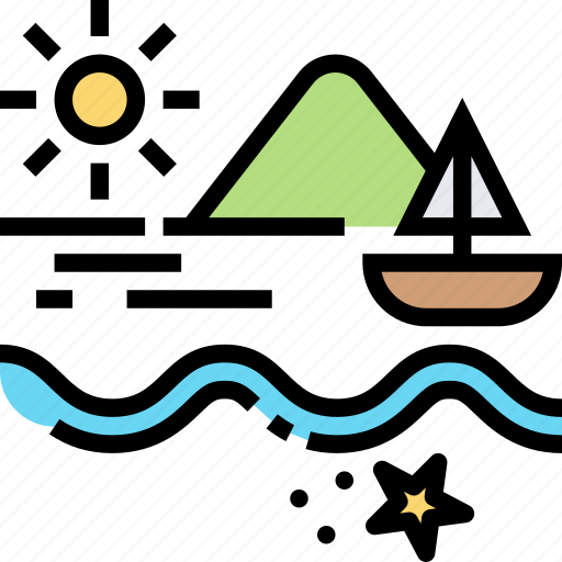 Summer, ocean, sailing, travel, holiday icon - Download on Iconfinder