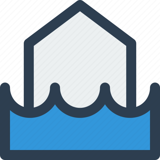 Flood, weather, disaster icon - Download on Iconfinder