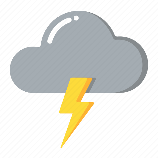Thundercloud, thunder, lightning, storm, forecast icon - Download on Iconfinder