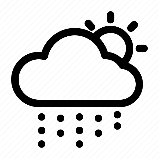 Drizzle, drizzling, weather, rainy, sunny icon - Download on Iconfinder