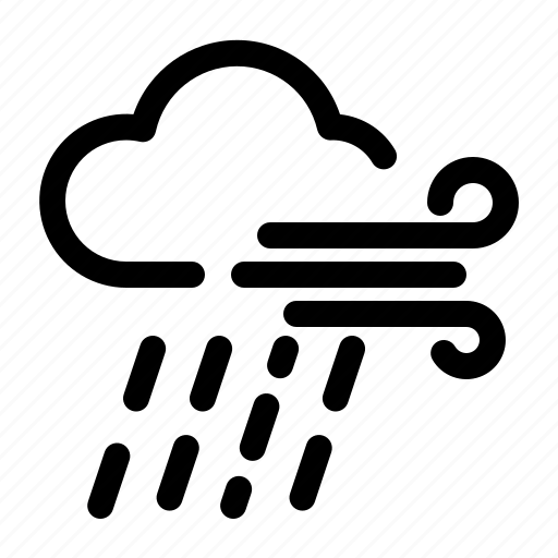 Thunderstorm, rainy, weather icon - Download on Iconfinder
