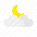 cloud, night, weather, cloudy, sunny