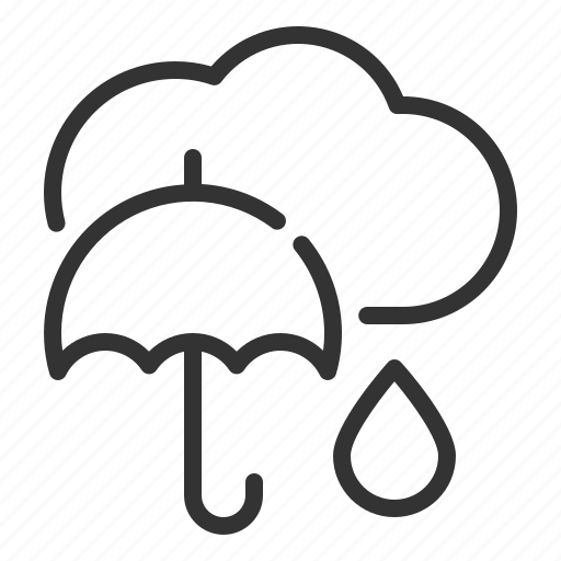 Rain, season, umbrella, weather icon, cloudy icon - Download on Iconfinder