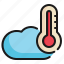 temperature, cloud, season, weather icon 