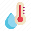 water, temperature, rain, season, weather icon, thermometer