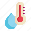 water, temperature, rain, season, weather icon, thermometer 